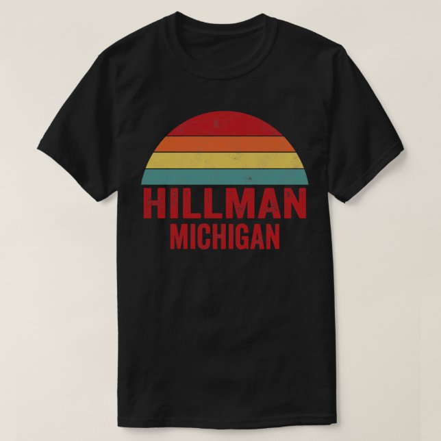 Camiseta Hillman Michigan (Frente do Design)