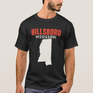 Camiseta Hillsboro Mississippi Estados Unidos State America