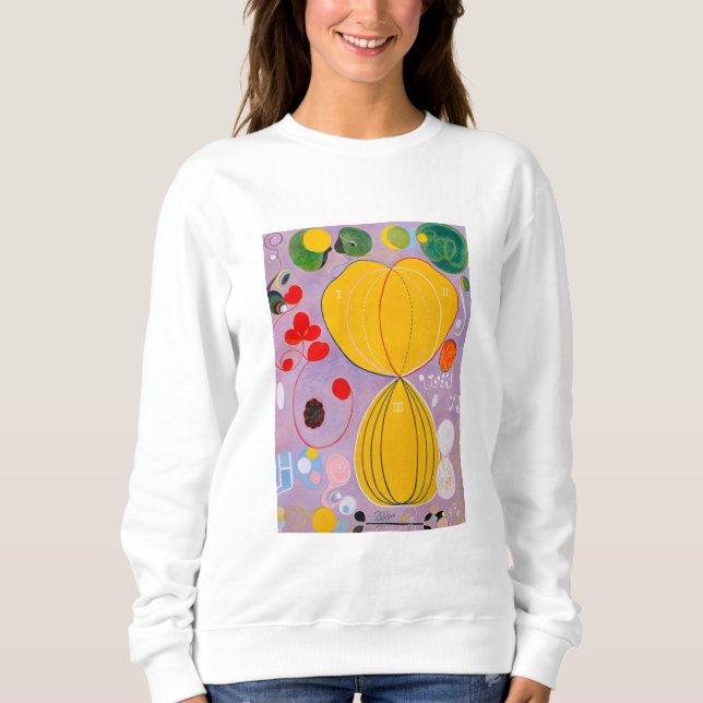 Camiseta Hilma af Klint - O Dez Maior N.º 7 (Frente)