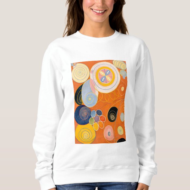Camiseta Hilma af Klint - Os Dez Maiores, No.3, Juventude (Frente)