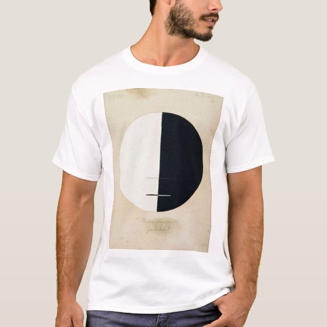 Camiseta Hilma Af Klint, ponto de vista de Buda, Abstrato A (Frente)