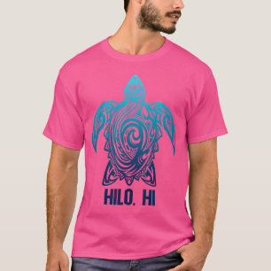 Camiseta Hilo Hawaii Tribal Sea Turtle Havaiano Surfer Scub