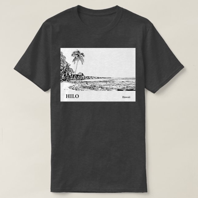Camiseta Hilo Hawaii TShirt 2 (Frente do Design)