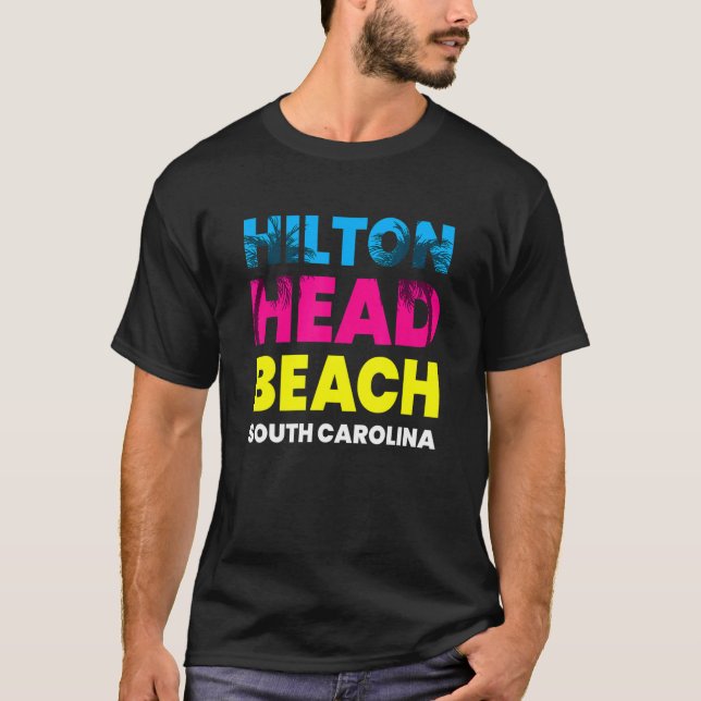 Camiseta Hilton Head Beach Vacation Souvenir Summer Trip Co (Frente)
