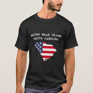 Camiseta Hilton Head Island South Carolina Americana do Est