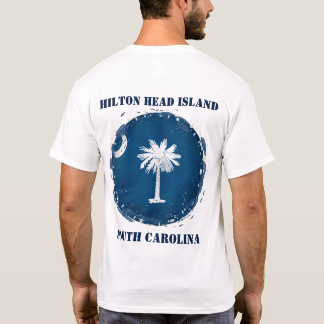 Camiseta Hilton Head Island South Carolina Lowcountry Livin (Verso)