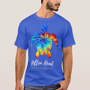 Camiseta Hilton Head South olina Sea Turtle Tie Dye