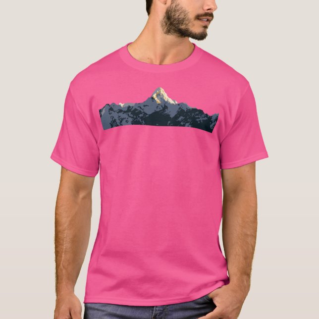 Camiseta Himalaya Montanhas Ama Dablam (Frente)