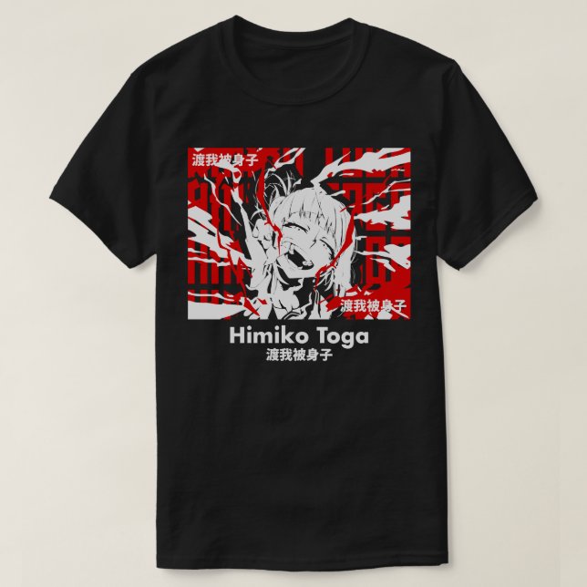 Camiseta Himiko Toga (Frente do Design)