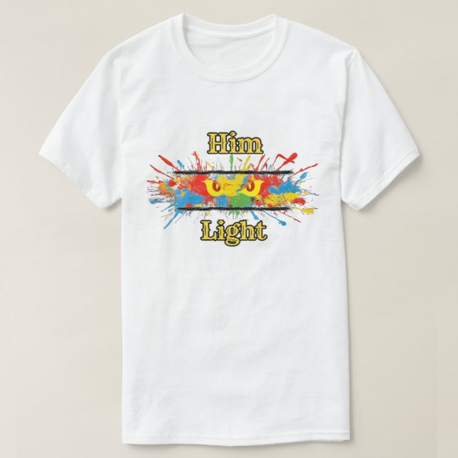 Camiseta HimLight Splatter (Frente do Design)