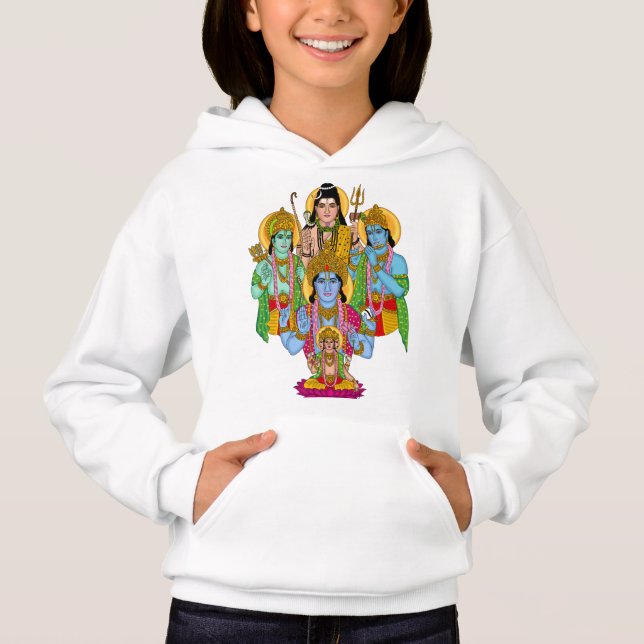 Camiseta Hindu Deities Sweatshirt (Frente)