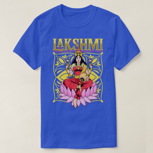 Camiseta Hindu Deus Lakshmi 1 (Frente do Design)