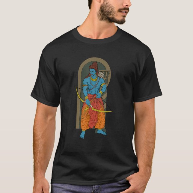 Camiseta Hindu Deus Rama (Frente)