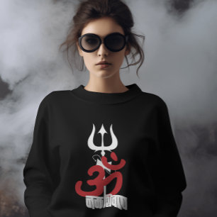 Camiseta Hindu Deus Shiva Om Namah Shivay com Trident OM