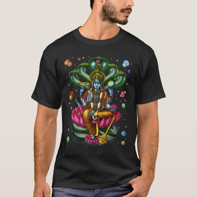 Camiseta Hindu Deus Vishnu (Frente)