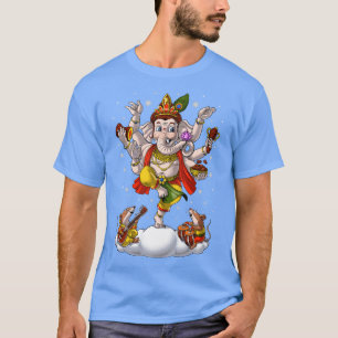 Camiseta Hindu Elephant Deity Ganesha