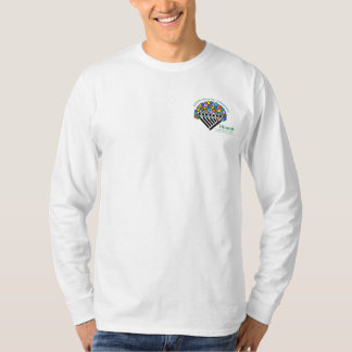 Camiseta Hineni Learning Center Men's Long-Sleeve - White