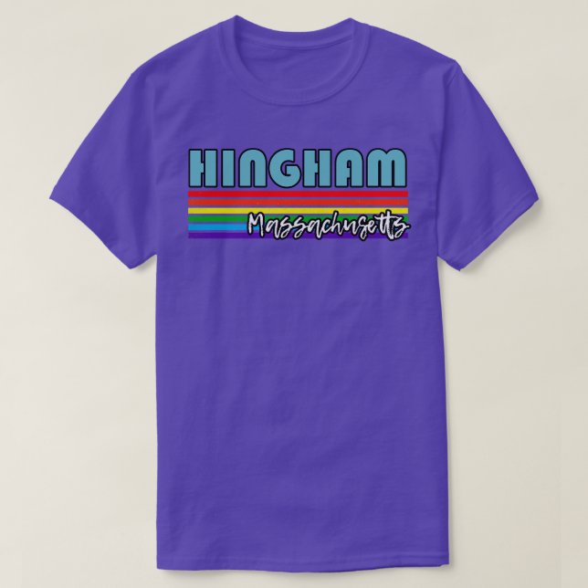Camiseta Hingham Massachusetts Pride Hingham LGBT Gift LGB (Frente do Design)