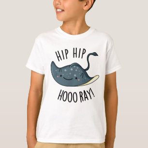 Camiseta Hip Hip Hoo-ray Engraçado Sting Ray Pun