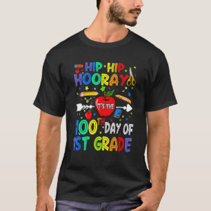 Camiseta Hip Hip Hooray É o 100º dia do chá da rua 10