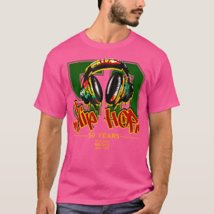 Camiseta Hip Hop 50 Anos 50.º Grafite Aniversário 1973-20