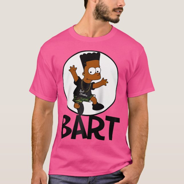 Camiseta Hip Hop Bart Baseball Tee (Frente)