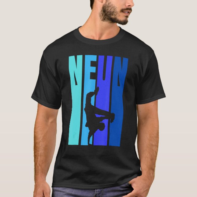 Camiseta Hip Hop Breakdance  9º Aniversário Menino (Frente)