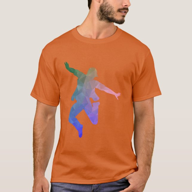Camiseta Hip Hop breakdance Dança retrô (Frente)