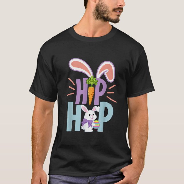 Camiseta Hip Hop Bunny Easter Day  (Frente)