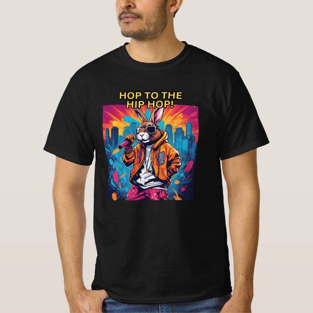 Camiseta Hip Hop Bunny Rapper (Frente)