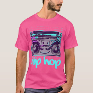 Camiseta Hip Hop Cassette Recorder Rapper Music 90S Hiphop