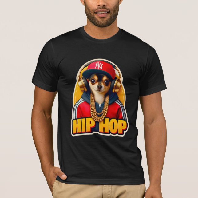CAMISETA HIP HOP CHIHUAHUA 2 (Frente)