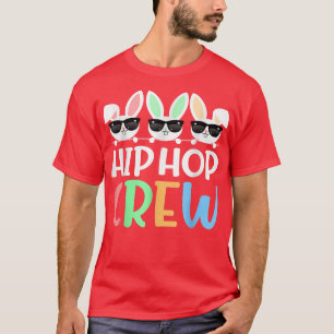 Camiseta Hip Hop Crew Say Easter Bunny Sunglass Graphic