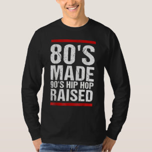 Camiseta Hip Hop criado de 90's com o anos 80 1