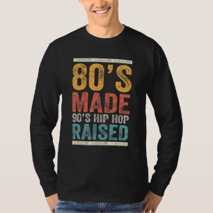 Camiseta Hip Hop criado de 90's com o anos 80 1