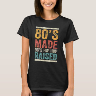 Camiseta Hip Hop criado de 90's com o anos 80 1