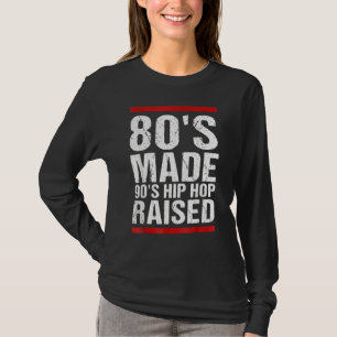 Camiseta Hip Hop criado de 90's com o anos 80 1