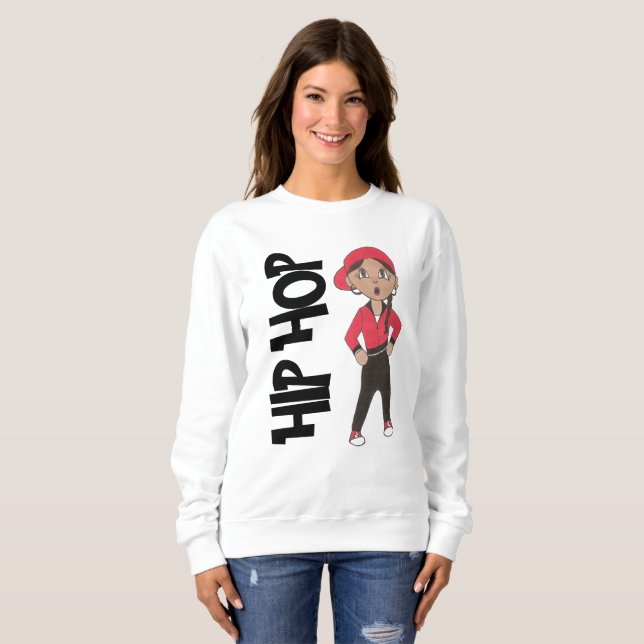 Camiseta HIP HOP Dançer Girl Hiphop Jazz Dance Teacher Gift (Frente Completa)