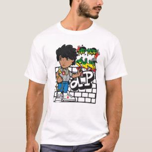 Camiseta Hip Hop Dancing Break Dance Primavera Summer Stree