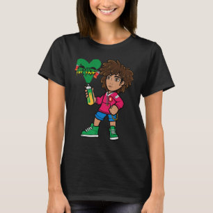 Camiseta Hip Hop Dancing Break Dance Primavera Summer Stree