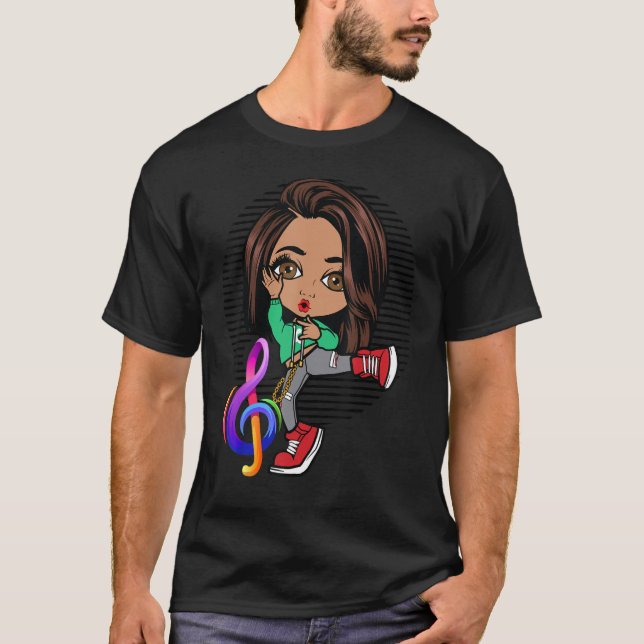 Camiseta Hip Hop Dancing Break Dance Primavera Summer Stree (Frente)