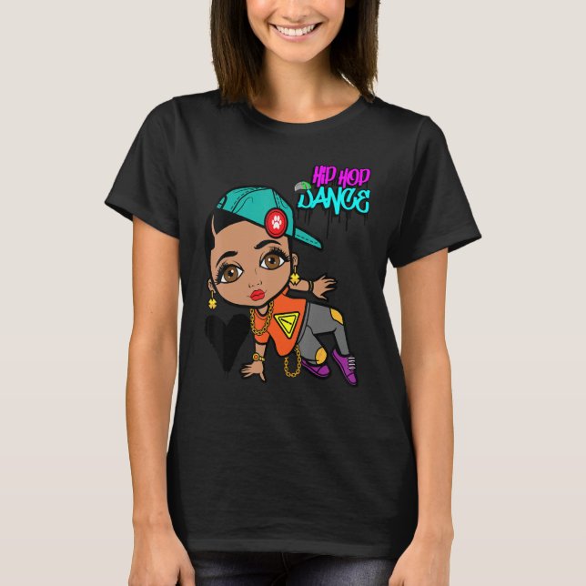 Camiseta Hip Hop Dancing Break Dance Primavera Summer Stree (Frente)