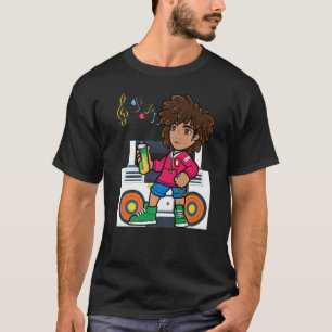 Camiseta Hip Hop Dancing Break Dance Primavera Summer Stree