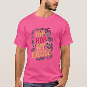 Camiseta Hip Hop Dancing Breakdancing Rap Music Choreógrafo