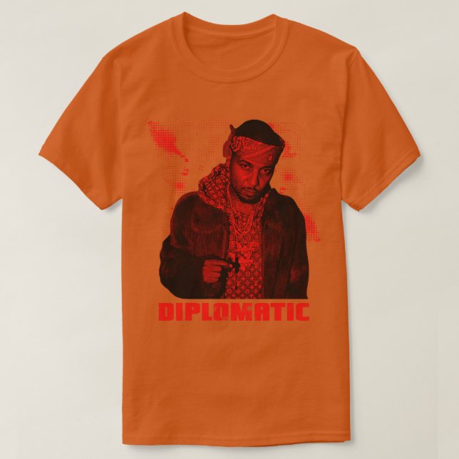 Camiseta Hip hop diplomático (Frente do Design)