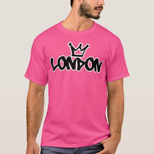 Camiseta Hip Hop do Grafite de Londres (Frente)