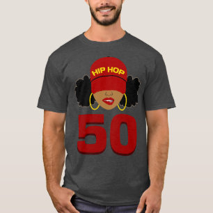 Camiseta Hip Hop é a 50.50ª aniversário da Afro PuFF Women