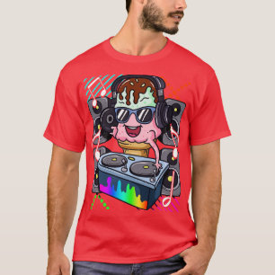 Camiseta Hip Hop Eletrônico Cone DJ Dance