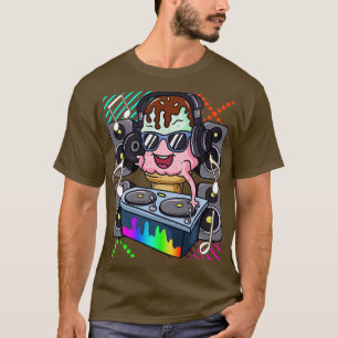 Camiseta Hip Hop Eletrônico Cone DJ Dance