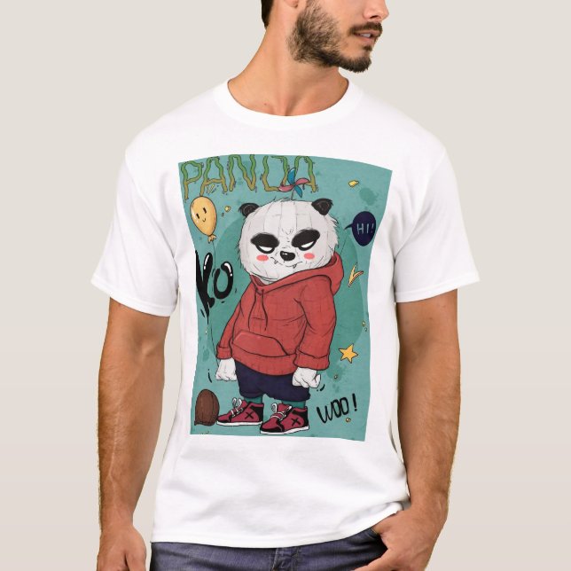 Camiseta hip hop kung fu panda (Frente)